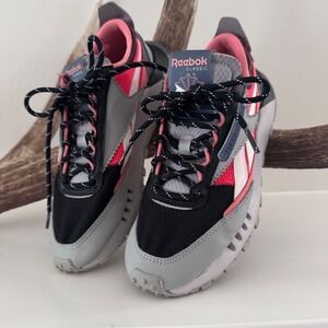 Reebok Classic Legacy AZ Grey Black Coral Pink Sneakers GZ3858 Womens 6
